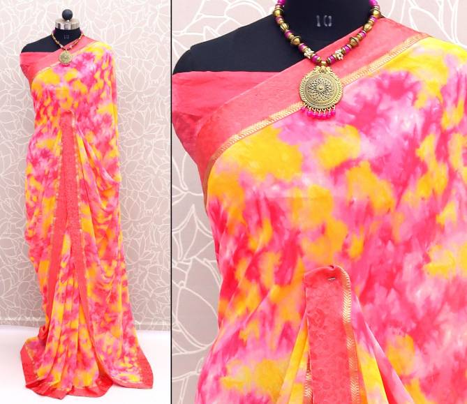 Niharika 12 Georgette Regular Wear Printed Latest Saree Collection